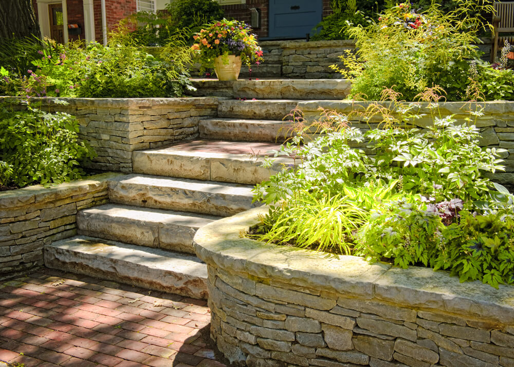 natural stone patio